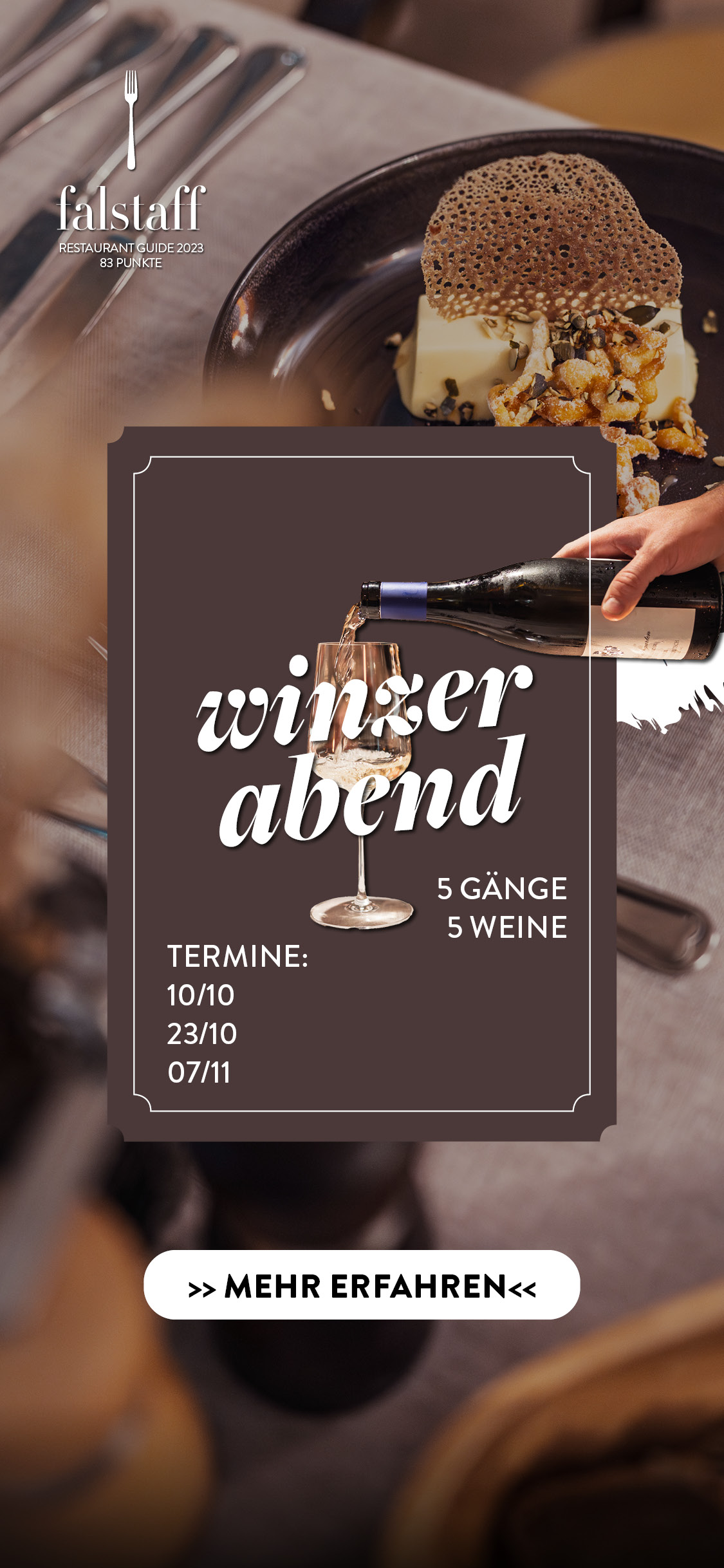 Winzerabend Paul der Wirt Flyer
